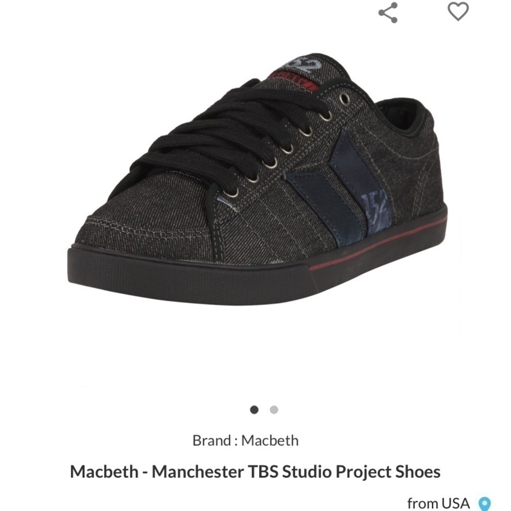 Macbeth Manchester taking back Sunday‎ studio project sneakers